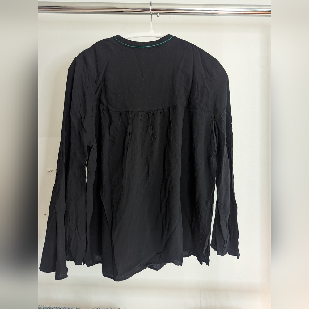 Loft Embroidered Peasant Top - image 2